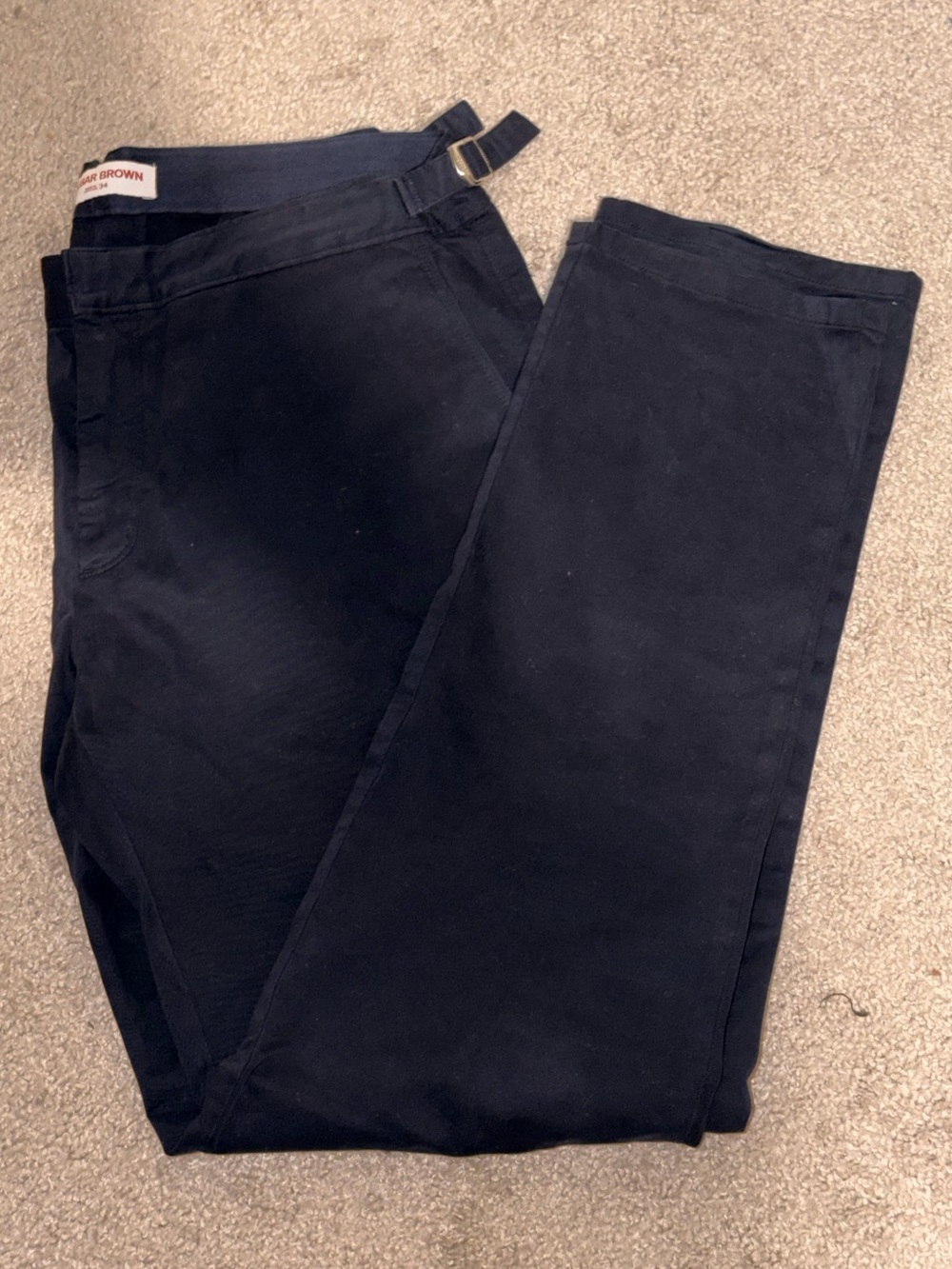 Navy Men’s Cotton Trousers